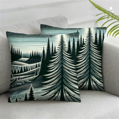 Ulloord Anydesign Christmas Throw Pillow Covers Sage Green Christmas