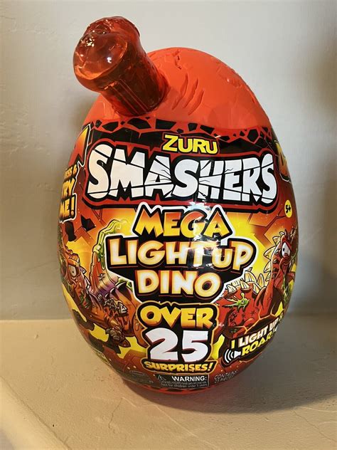 Zuru Smashers Series Mega Light Up Dino Surprise Egg For Sale Online