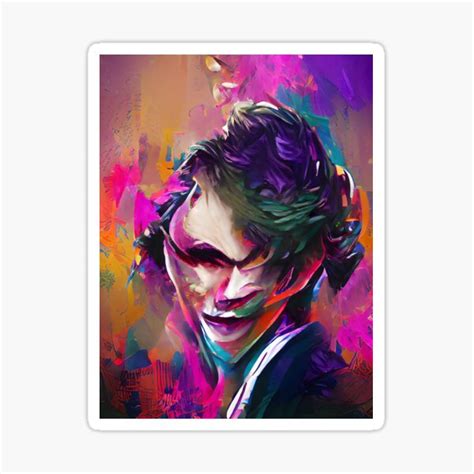 The Laughing Joker Sticker For Sale By Labaza Redbubble