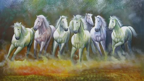 7 Vastu reasons to hang a Seven Horses painting in your home | Architectural Digest India