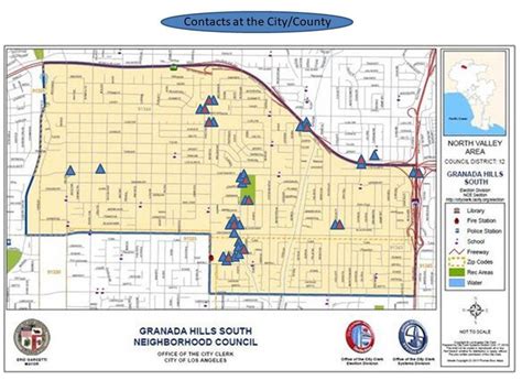 Granada Hills Zip Code Map