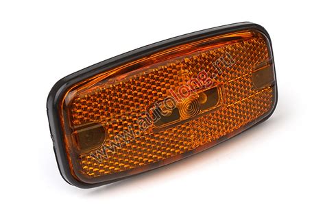 Фонарь габаритый со световозвращателем Диод 12/24 ГФ 1-26 оранжевый ...