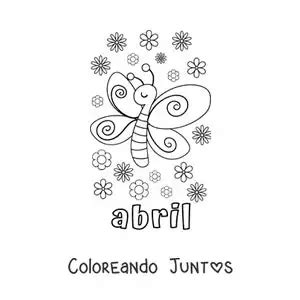 10 Dibujos Del Mes De Abril Para Colorear Gratis Coloreando Juntos