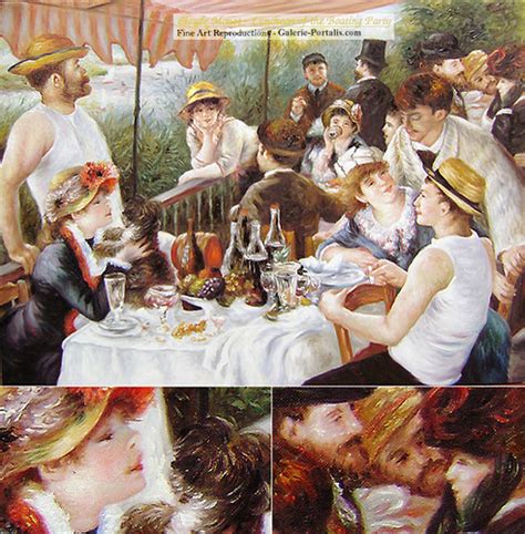 Le D Jeuner Des Canotiers Renoir Reproduction De Tableaux Flickr