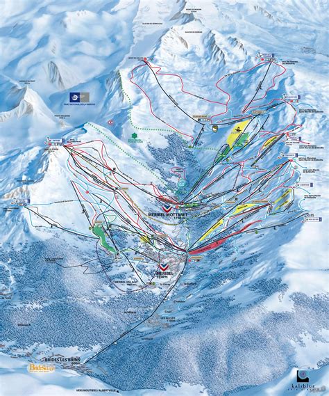 Meribel Piste Map