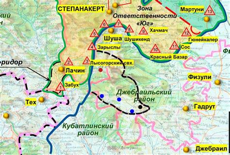 Зангезурский коридор карта