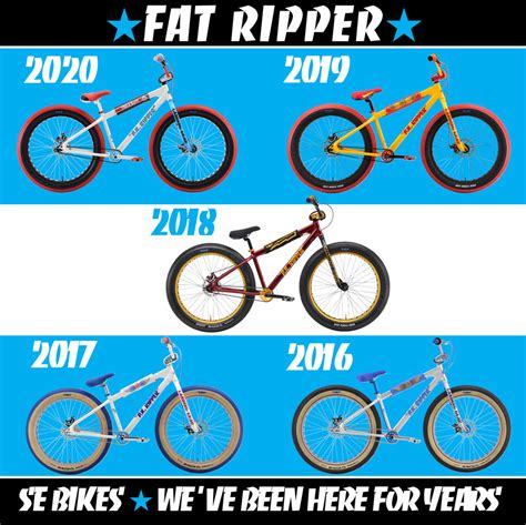 Fat Ripper Through The Years Se Bikes