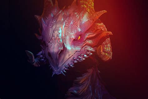 Fantasy Dragon Face Yellow Eyes Wallpaper Hd Fantasy 4k Wallpapers
