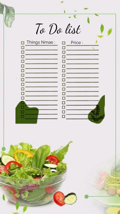 Grocery List Shopping List Weekly Grocerie Template Postermywall