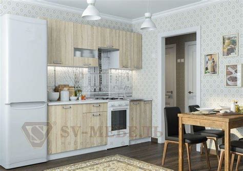 Купить Кухня "Розалия" 1,7м (7 упаковок) (Белый/Дуб сонома) • like-mebel161