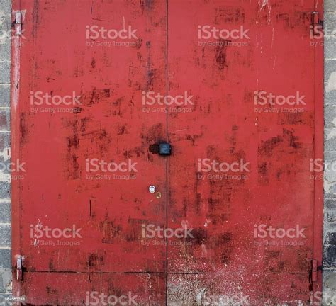 Old Metal Warehouse Door Stock Photo Download Image Now Abstract