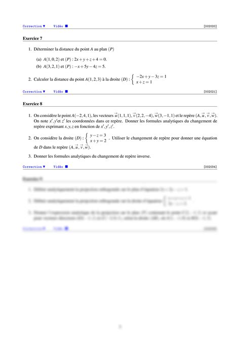 Solution Droites Du Plan Droites Et Plans De L Espace Studypool