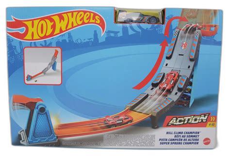 Mattel GBF Hot Wheels Action Super Sprung Champion Track Set NEU OVP