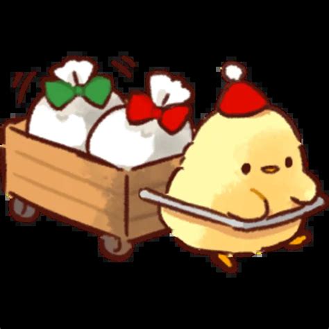 Telegram Sticker From Soft And Cute Chicks Winter Pack