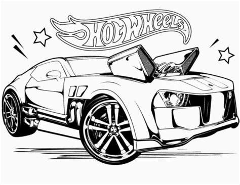 Desenhos Do Hot Wheels Para Colorir