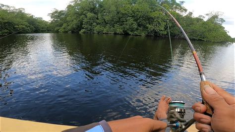 Mancing Kakap Tompel Di Sungai Air Asin Hasilnya Lumayan Youtube