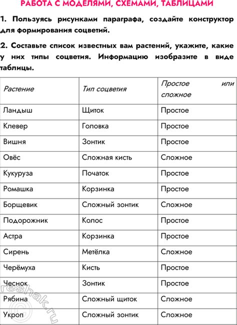 (Решено)Параграф 11 ГДЗ Сивоглазов Плешаков 6 класс по биологии
