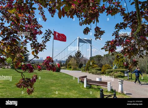 The Fatih Sultan Mehmet Bridge In Istanbul Turkey Stock Photo Alamy