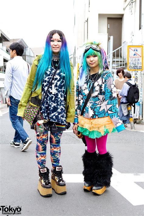 Colorful Harajuku Fashion W Cayhane Jammin Nude N Rude Vivienne Westwood Tokyo Fashion
