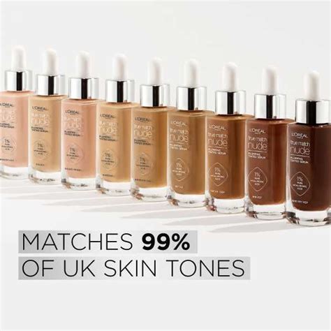L Oréal Paris True Match Nude Tinted Serum 5 6 Medium Tan Make Up Superdrug