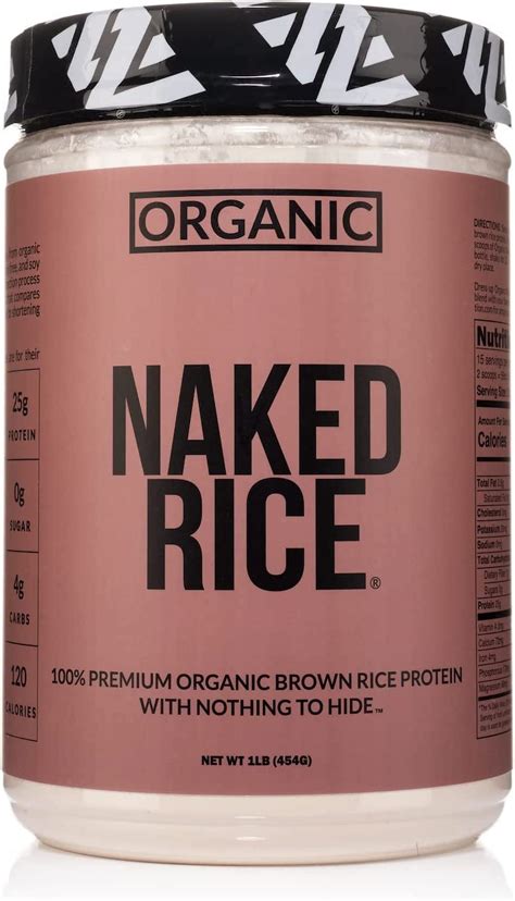 Naked Rice Lb Organic Brown Rice Protein Powder Vegan Protein