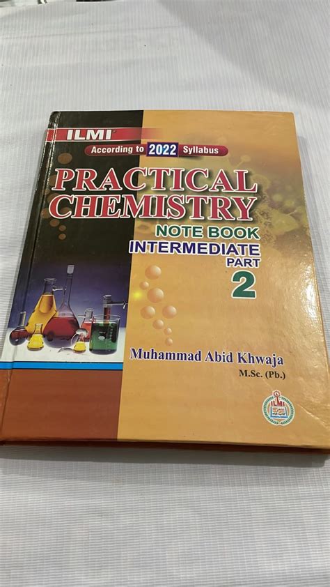 Practical Notebook Chemistry Inter Part Ilmi Kitab Khana Css