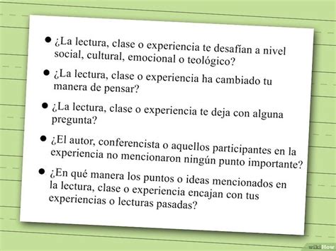 Cómo escribir un documento de reflexión 14 pasos