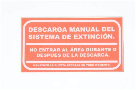 Letrero Para Señalización De La Estación Manual De Descarga 02 10137