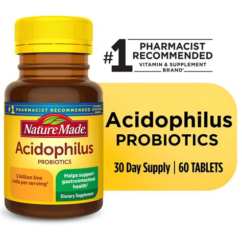 Probiotic Acidophilus Tablets Benefits at Fawn Adams blog