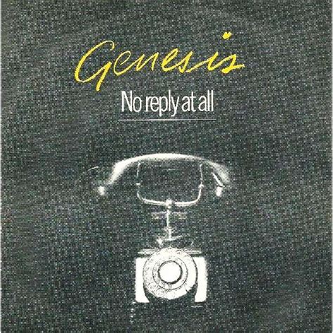 No Reply At All By Genesis 7inch X 1 With Sonic Records Ref2917638443