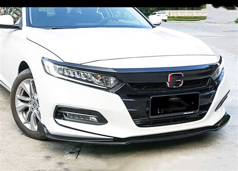 Front Lip Spoiler Body Kit For 2018 2019 HONDA ACCORD 10TH GEN SPORT