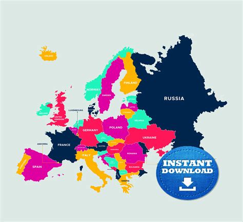 modern day europe map