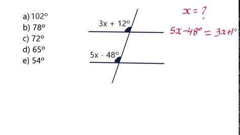 Exercícios De Retas Paralelas Cortadas Por Uma Transversal - Exercícios Sobre Retas Paralelas Cortadas Por Uma Transversal - FDPLEARN