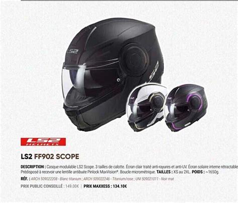 Promo Ls2 Ff902 Scope chez Maxxess - iCatalogue.fr