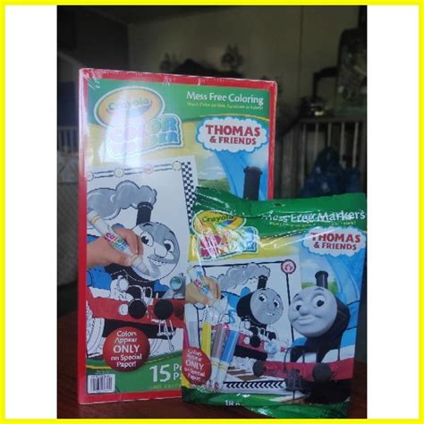 【hot Sale】 Crayola Mess Free Coloring Thomas And Friends Shopee Philippines