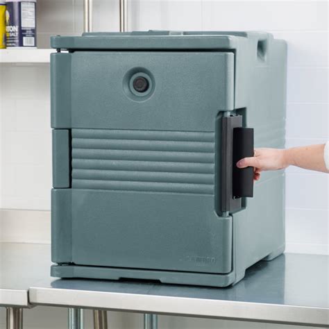 Cambro Upc400401 Ultra Pan Carrier® Slate Blue Front Loading Insulated