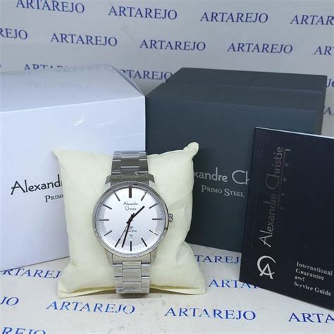 Jual JAM TANGAN PRIA ALEXANDRE CHRISTIE AC 1030 SILVER PUTIH ORIGINAL