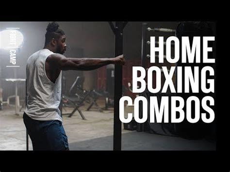 Boxing Combinations For Beginners | At Home Training | Boxing training ...