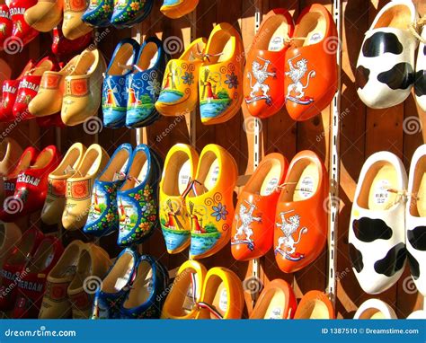 Dutch Wooden Shoes Clogs Stock Photo Image Of Craftsmanship 1387510