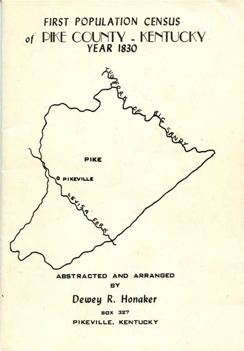 1830 Pike County-Kentucky: First Census - Pike County Historical Society