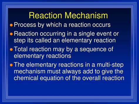reaction mechanism powerpoint    id