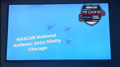 National Anthem For NASCAR Xfinity Series 2023 The Loop 121 YouTube