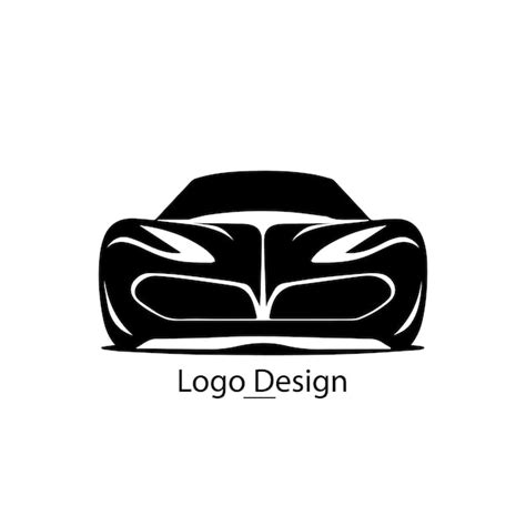 Diseño de logotipo de vector de automóvil de coche Vector Premium