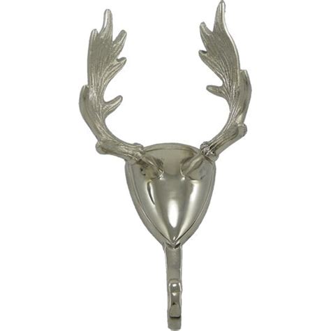 Porte Manteau Corne De Cerf Alu Argent Mars More Deco Campagne Chic