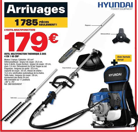 Promo Outil Multifonction Thermique Dos En Cm Hyundai Chez