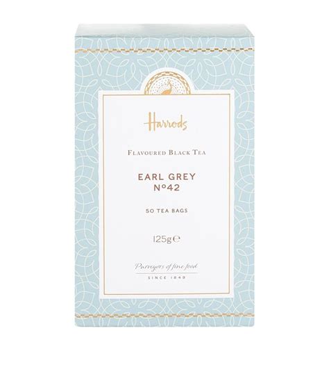 Harrods London No 42 Earl Grey 50 Tea Bags 125g 1 Pack