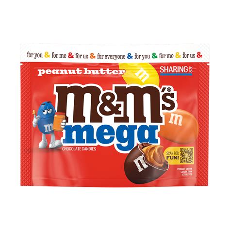 Peanut Butter Mandms Mega 86oz Mandms