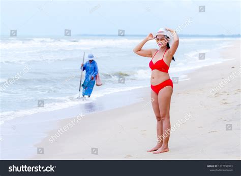 Woman Shape Sex Symbol Red Bikini Stock Photo 1217898913 Shutterstock
