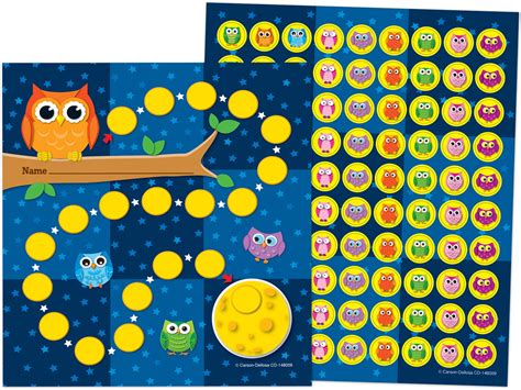 Carson Dellosa Mini Incentive Chart With Reward Stickers Reward Chart