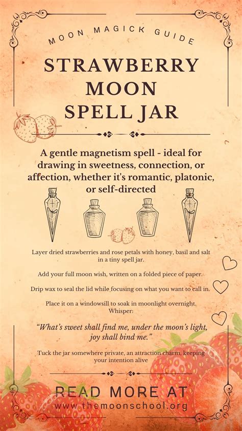 5 Sweet And Juicy Rituals For Junes Full Strawberry Moon The Moon School